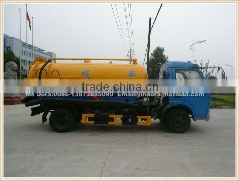 dongfeng small lifting sewage truck for sale