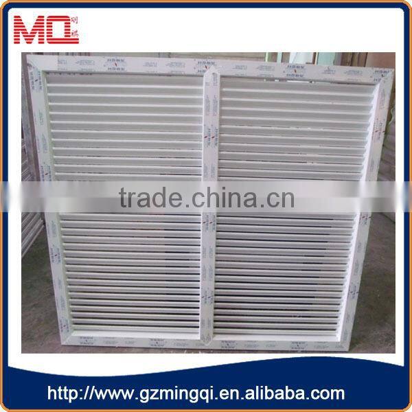 Fixed design cheap price pvc/plastic window louver
