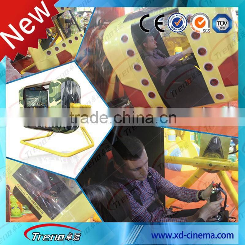 2015 Amusement Park Equipment 360 Degree Flight Simulator with Flight Game and Car Game