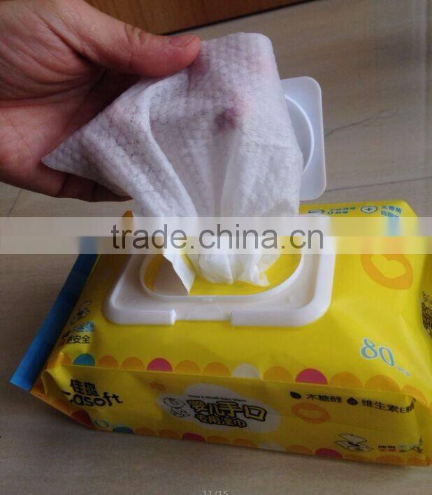 Baby face cleansing wet wipes/cleansing face wipes/OEM manufacturer China
