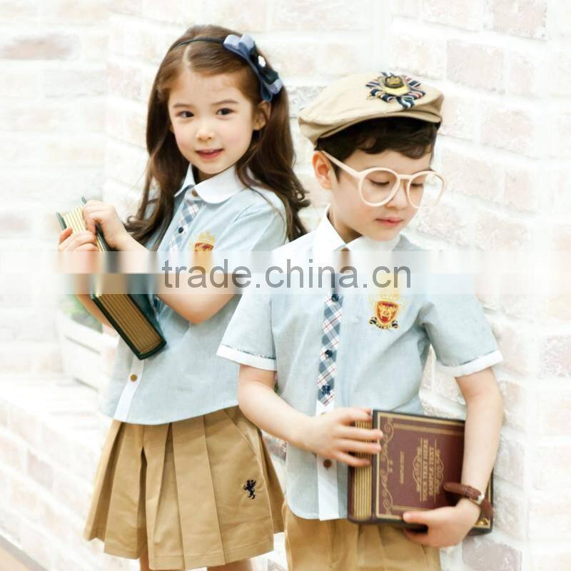 Pastoral, bmi, stripes, princess, lovely summer elementary school kindergarten suit of preppy