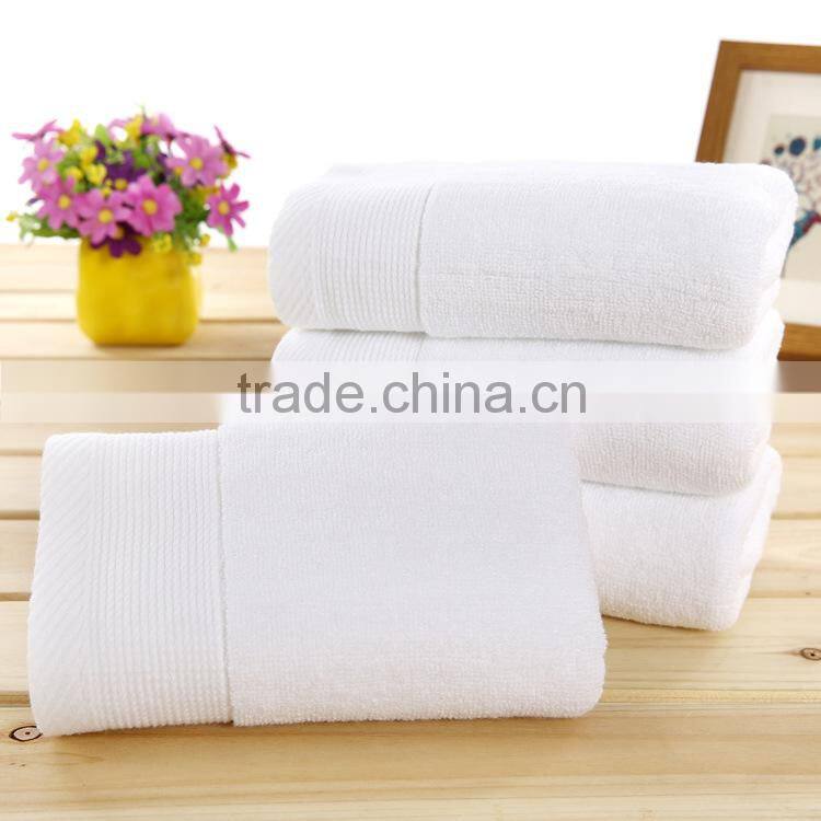 100% cotton 16 spiral white 5 star hotel towels
