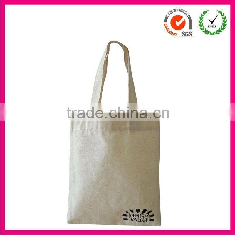 12 OZ cotton canvas tote bag natural 19x15x5 canvas shopping bag