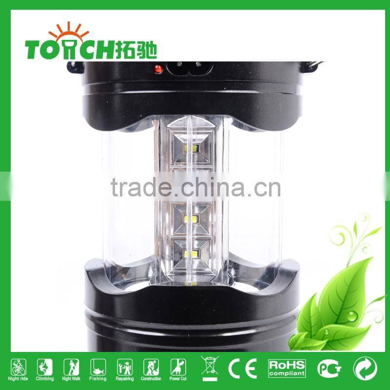 High Power 16 LED Camping Light with Flashlight CE RoHS FCC Certification US Hot Selling Camp Lamp for Travelling and Hiking