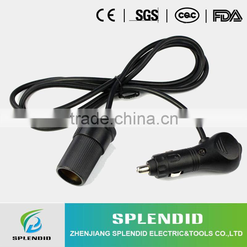 12v cigarette lighter socket power extension cord dc power cable