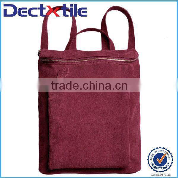 Vintage Style Suede Leather Suede Leather Duffel Bag With Wholesale