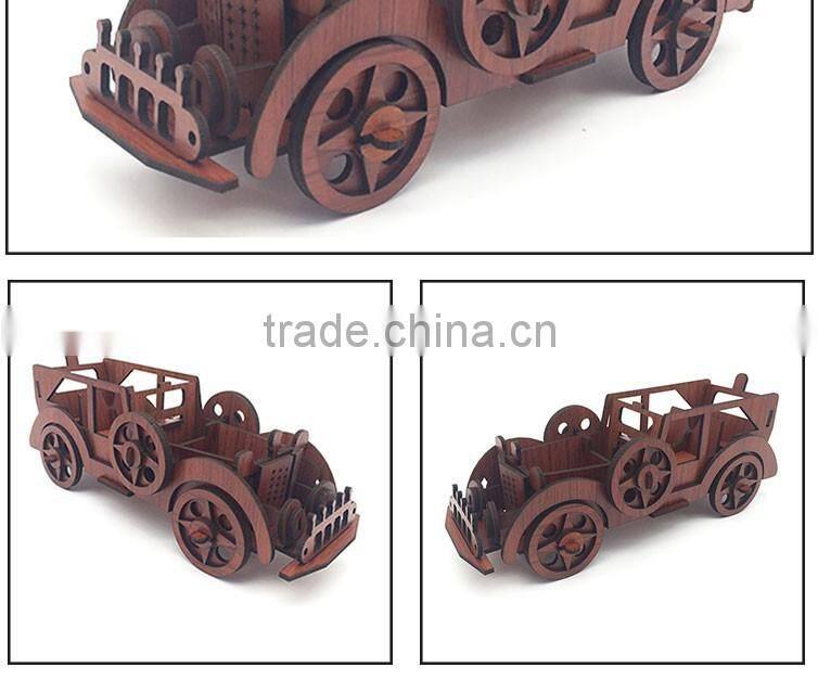 New design Vehicle puzzle Wooden educational toy