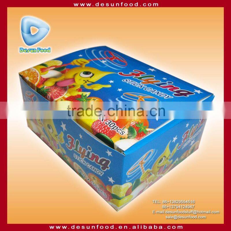 Flying stick candy toy