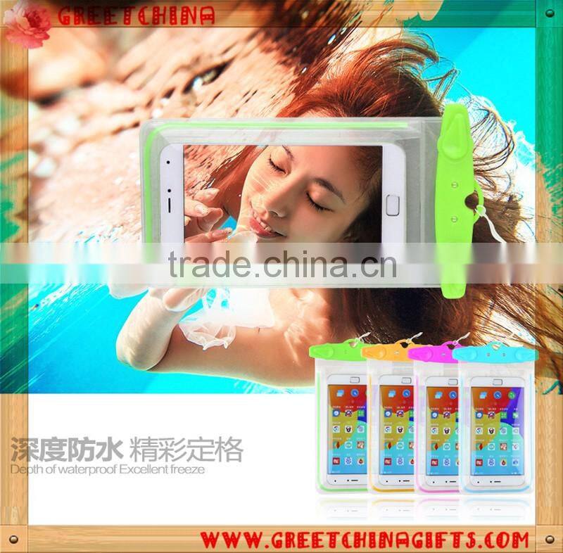 Luminous Waterproof Pouch Dry Bag Case for All Cell phone Mobile Phone