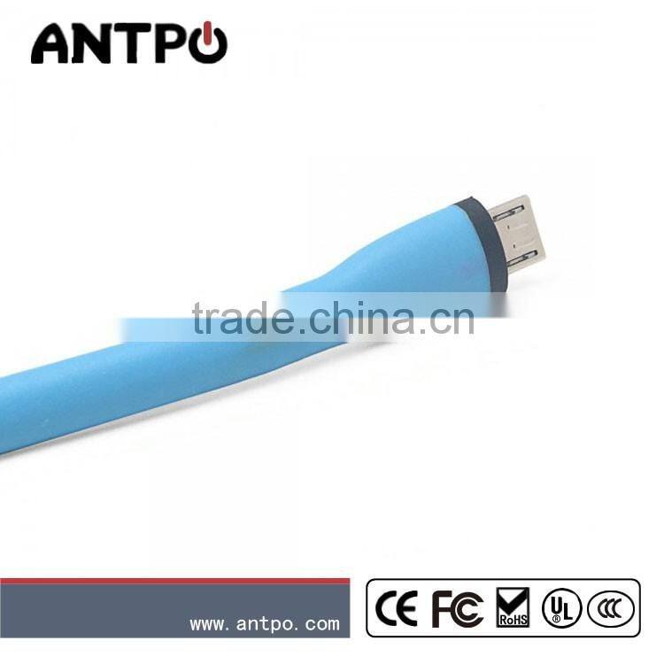 Unibody finish android use charging cable flexible charging line