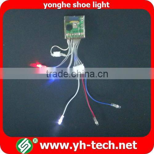 Colorful flashing shoe light LED