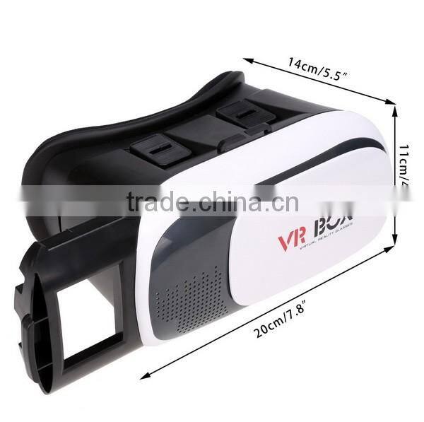 3D VR Box 2.0 Virtual Reality Glasses Cardboard Movie Game for IOS Android iPhone
