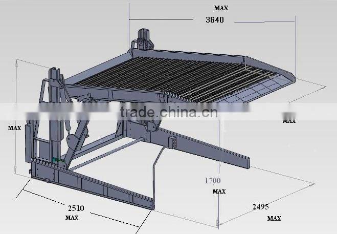 Smart 2 Post Underground Vehicle Car Lift Easy Parking