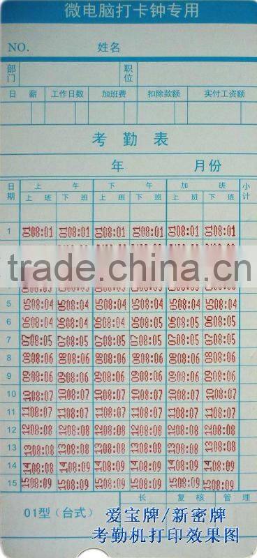 time recorder ribbon