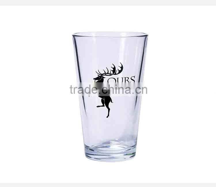 ARC International new design 16-Ounce printed Pub Beer Glass cup