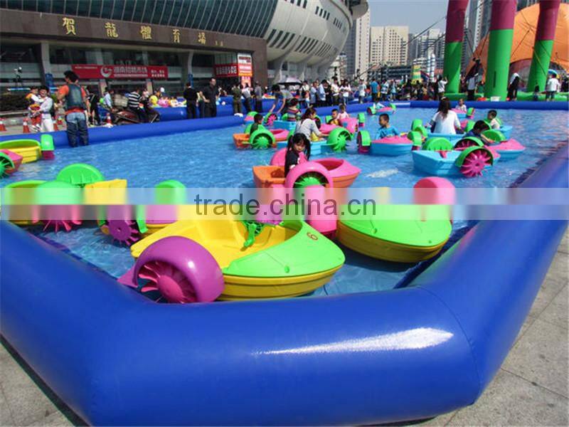 Amusement Kids Hand Paddle Boat for Pool 4 size