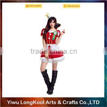 2016 New arrival hot sale sexy women costume christmas costume