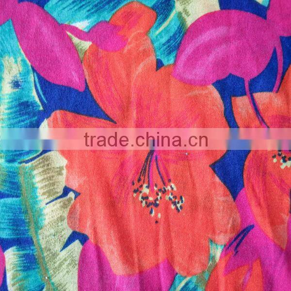 2014 new poly spun knitted fabric for garment