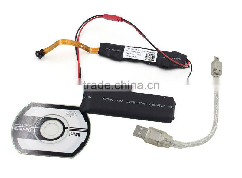 New item 90 degree wide angle IOS Android system support Full HD 1080P hidden camera module spy camera module