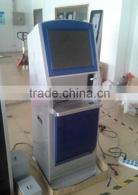 Customized Cash Payment Kiosk With Receipt Printer, Internet Information Kiosk