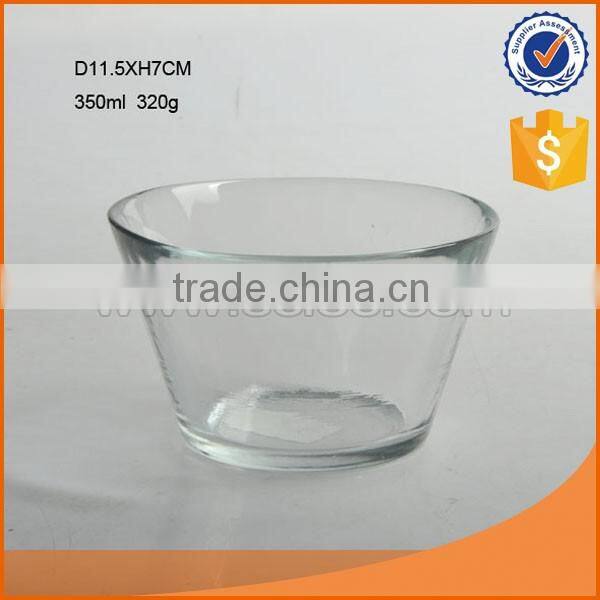 Wholesale hot sale glass salad bowls with high quality