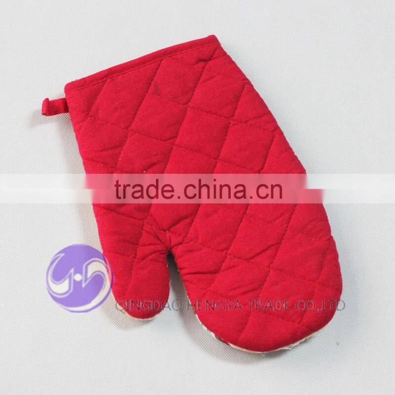Kitchen Heat Resistant Oven Mitten Pot Mat Set Christmas Cotton Character Printed Oven Mitts
