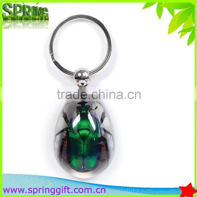 funky keychains,amber keychain, insect keychain