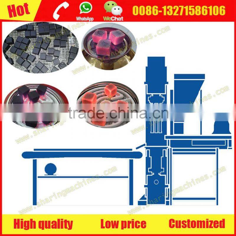 Professional hydraulic coconut shell shisha charcoal making machine with 5% discount