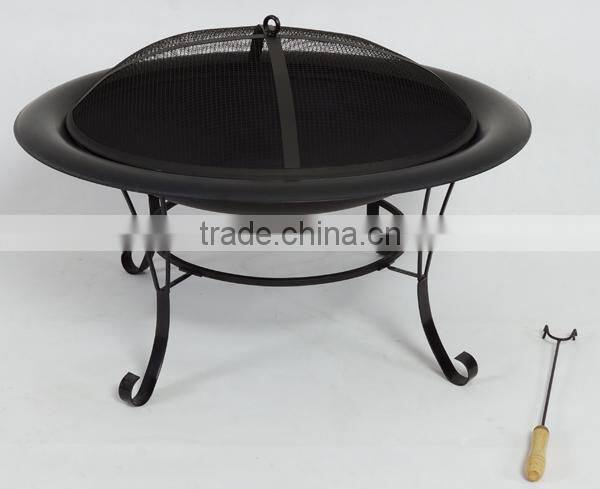 Heat resistant bottle shaped fire pit