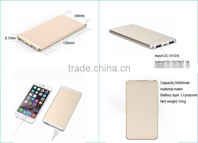 50000mah high capacity slim mobile power bank new arrival