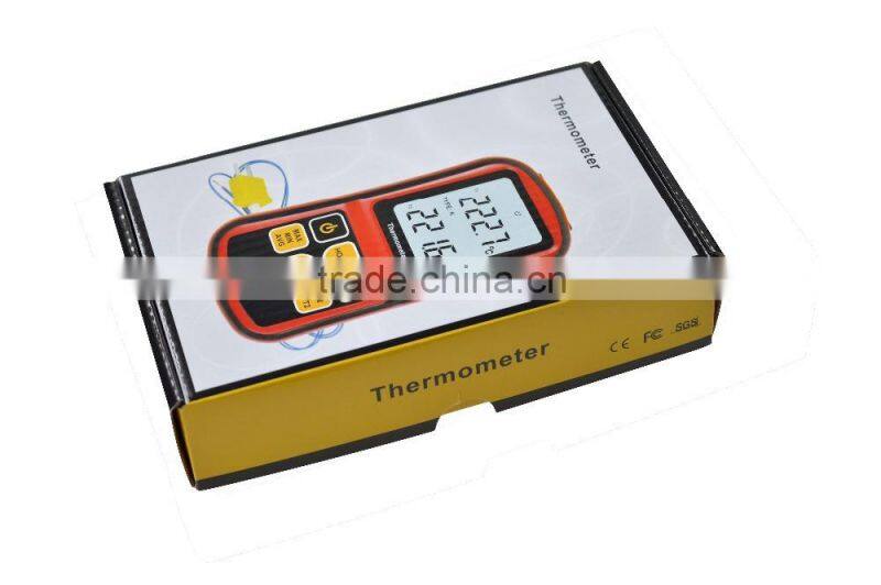 High Accuracy digital Multi-channel Thermocouple Thermometer With K J K T E N R type probes
