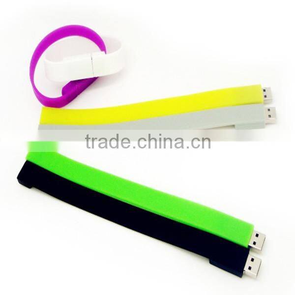 Silicone USB slap wrist usb flash drive