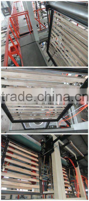 Machine a extruder et a souffler le film
