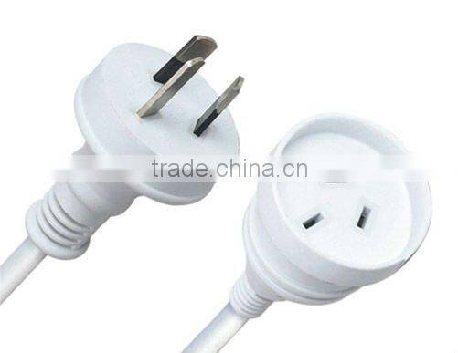 QIAOPU 7.5/10/15A AC Australia extension cord SAA power cord with plug
