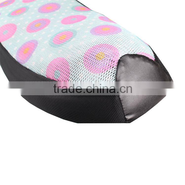 Half mesh motorcycle seat cover with round printing scooter waterproof seat cover