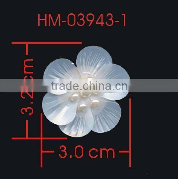 Handmade White Pearl Shell Sequin Decorative For Dresses Gift Crafts