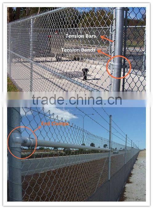 9 gauge chain link fence