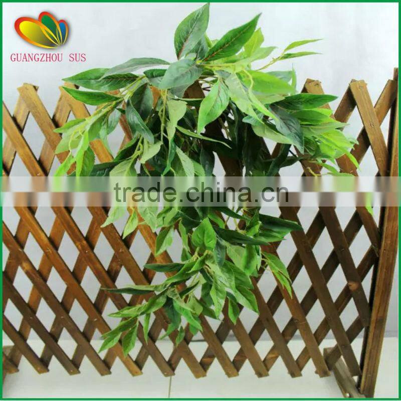cheap wholesale wall decore plastic plant artificial rattan artificial plants garden fence