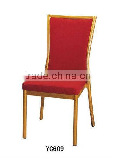 used aluminum stacking banquet chair YC609