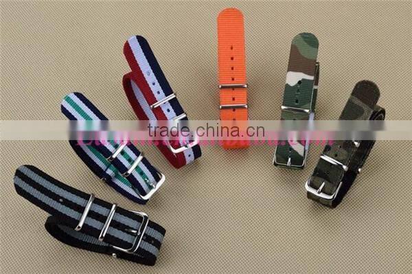 20MM Fashion wholesale nato watch strap with buckle