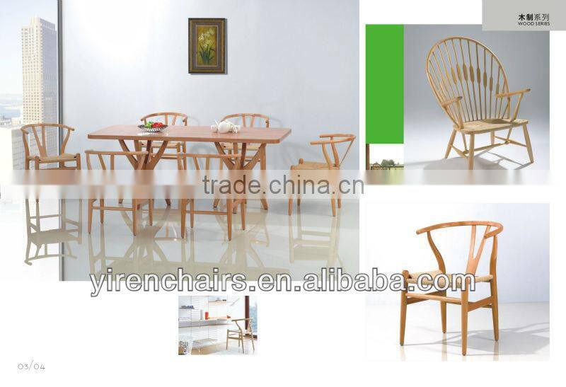 Exceptional Pair Lounge Chairs/Wood Fabric Soft Sofa Chair