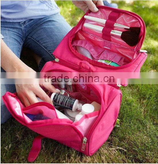 2014 Comestic packing Flip-Top Toiletry carry Case /Journey cosmetic pouch /wash bag