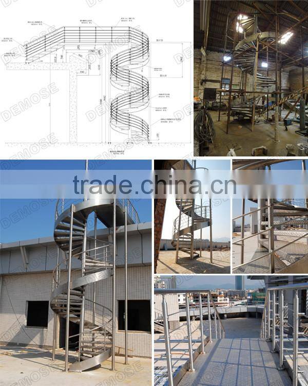 indoor floating spiral staircase design