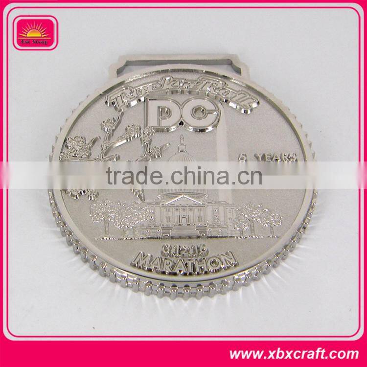 Hot sell silver metal medallion design