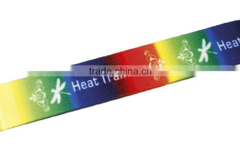 Fashion smoothly custom cheap nylon keychain holder lanyard made in china