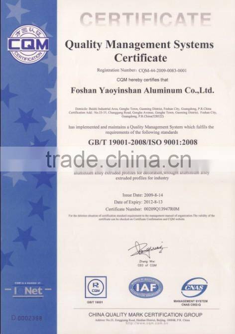 New Alloy 6063 Series Anodized Edge Aluminum profile for furniture & cupboard,made by superb 6063 Aluminum profile