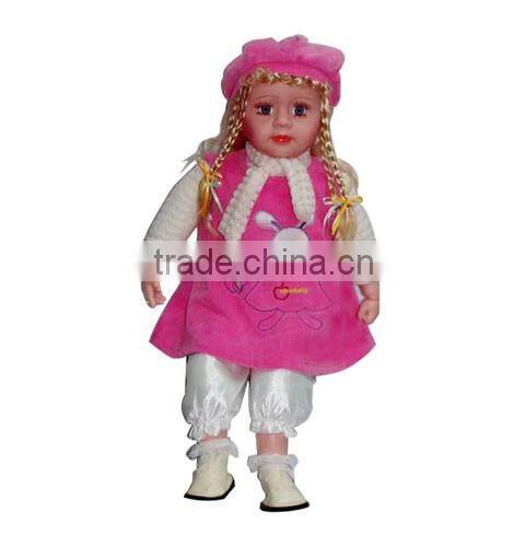 Curly Hair Baby Girl Dancing Happy Electrical Doll