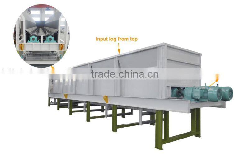CE certified high peeling efficiency wood bark removing machine for sale