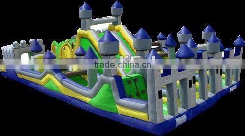 2016 hot interactive inflatable obstacle course jumpers/ giant inflatable playground