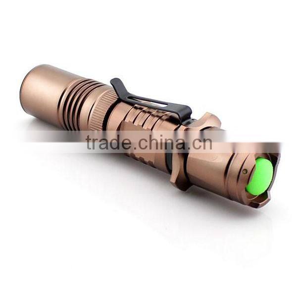 Aluminum Strong bright tactical T6 led flashlight